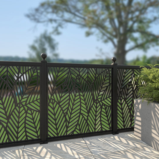 Habitat Decorative Fence - 120x120cm - with our aluminium posts