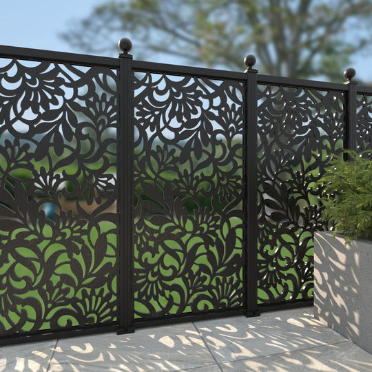 Heritage Decorative Fence - 90x180cm - with our aluminium posts