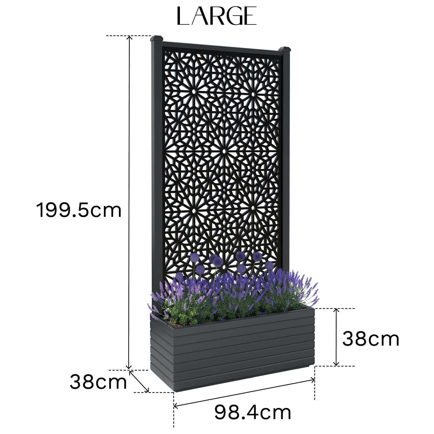 Windsor - Large Planter - Zaria Screen