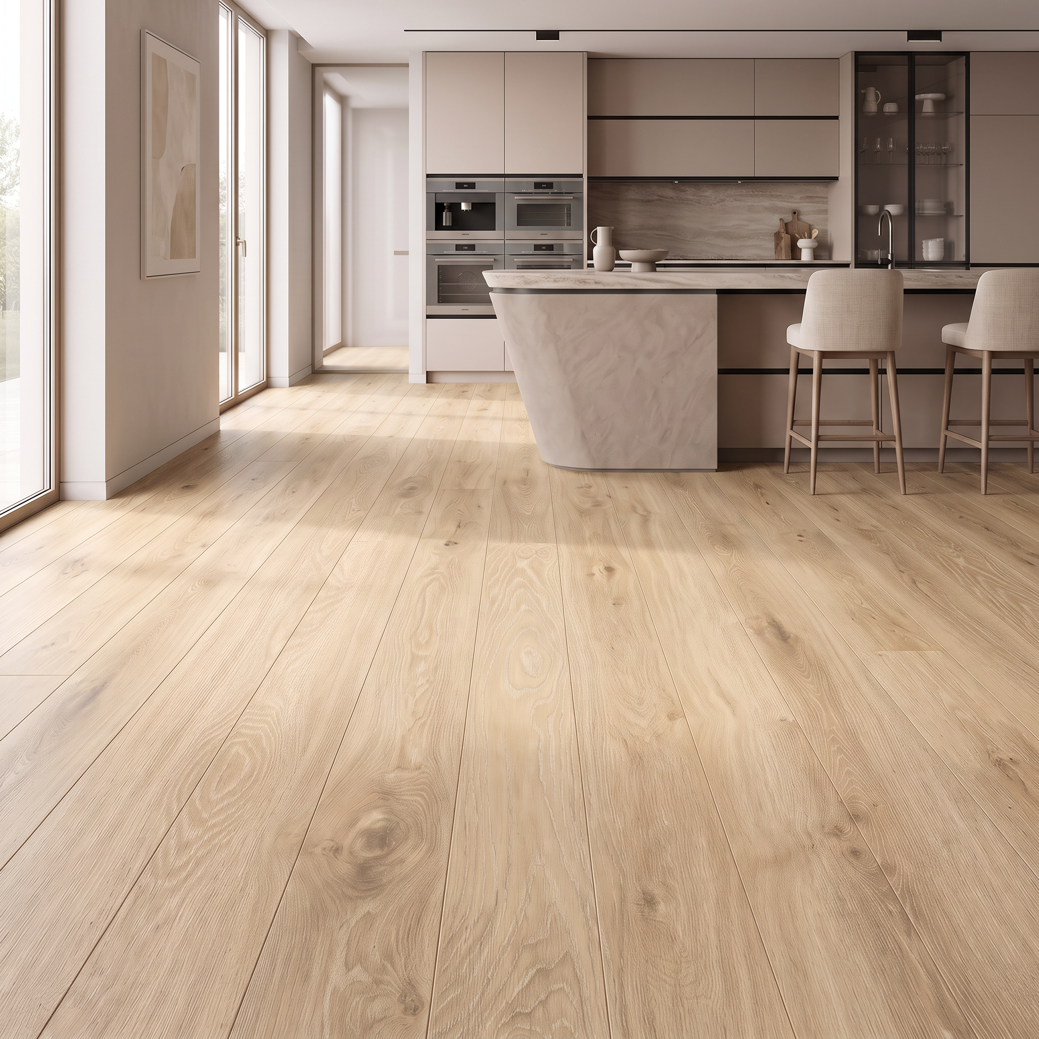 Blonde Oak LVT Flooring