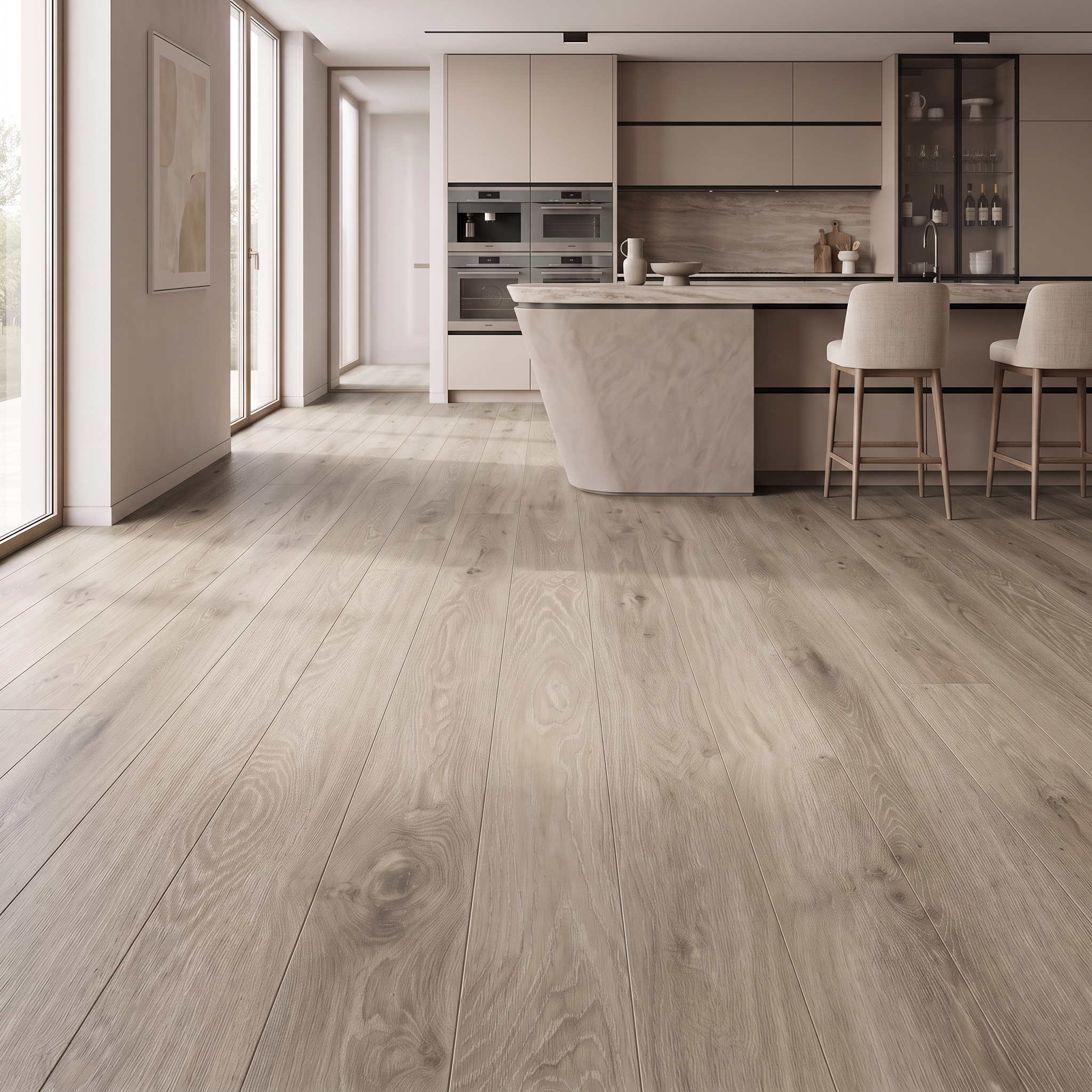 Limestone Oak LVT Flooring