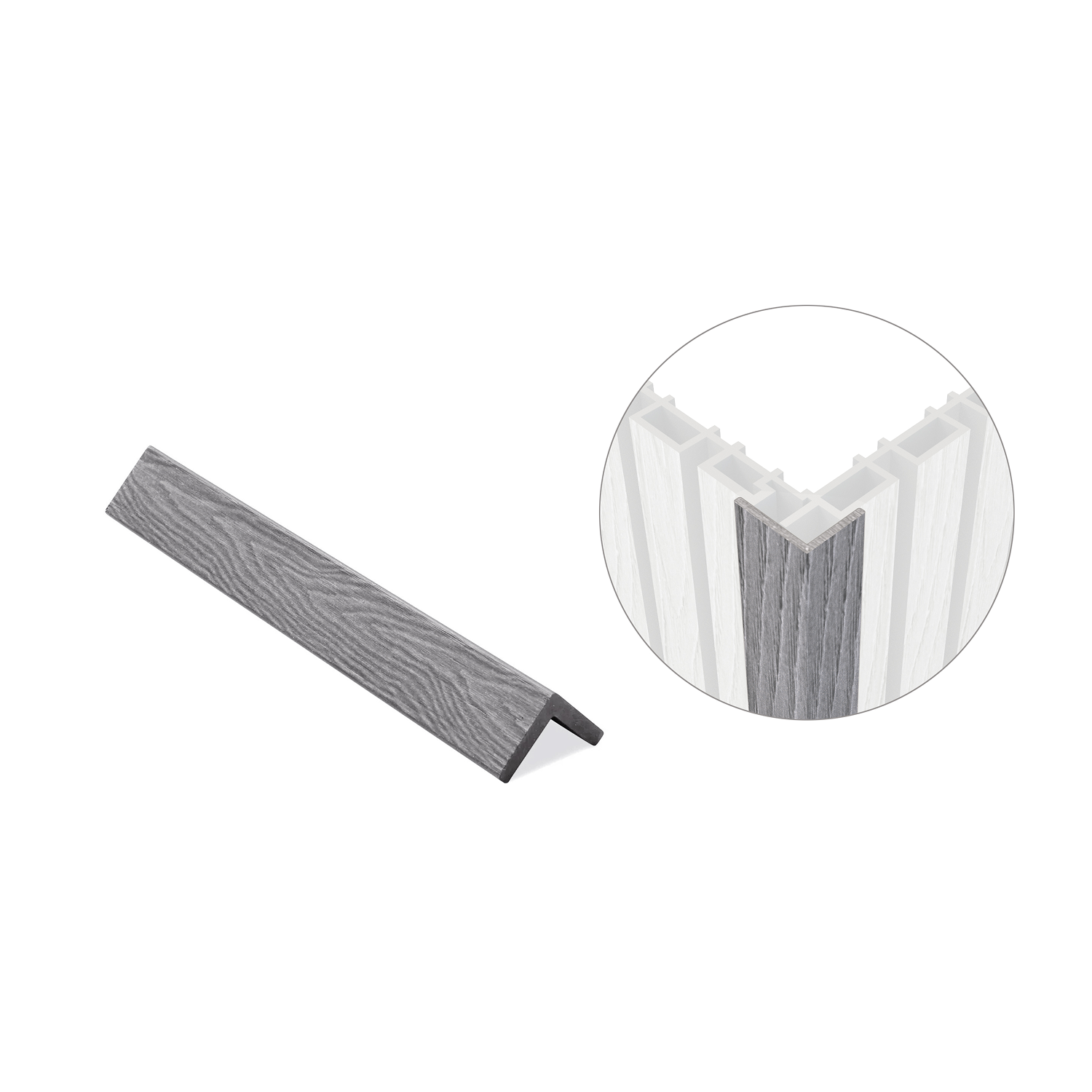 Slat Wall Corner Trim - 250cm