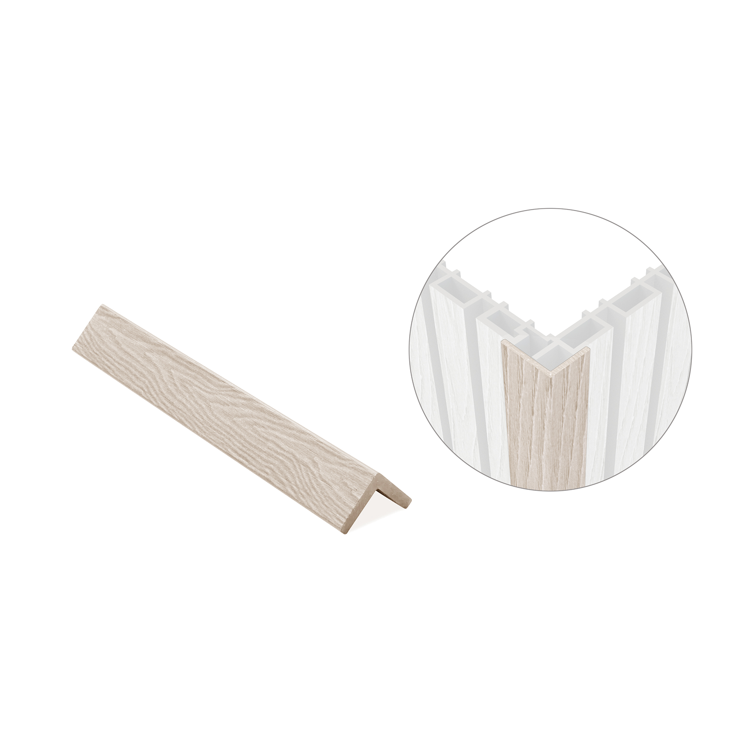 Slat Wall Corner Trim - 250cm