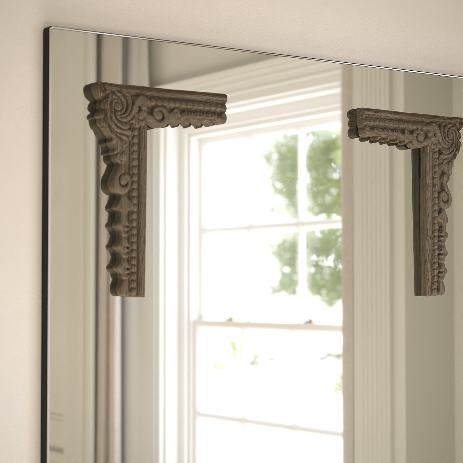 Lucente Frame Within Rectangular Wall Mirror