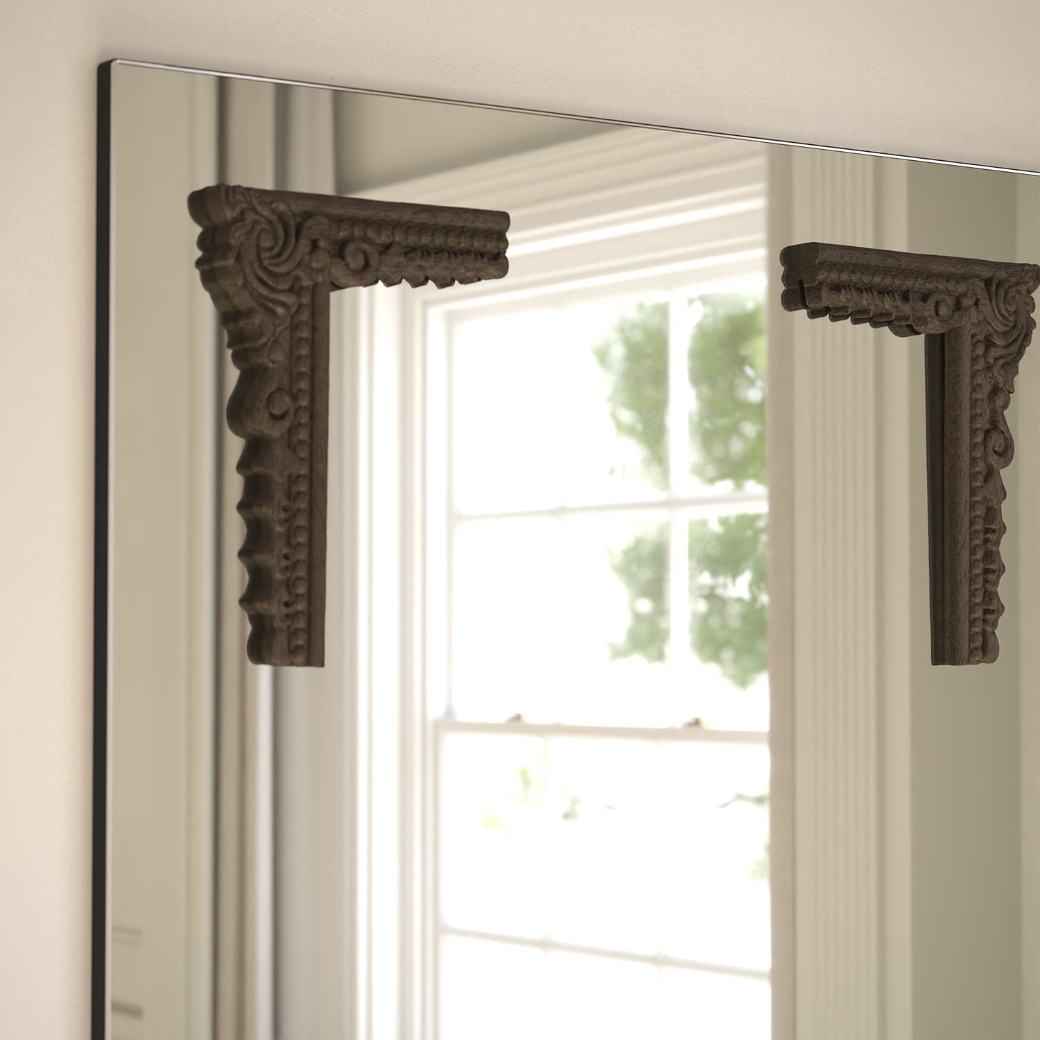 Lucente Frame Within Rectangular Wall Mirror