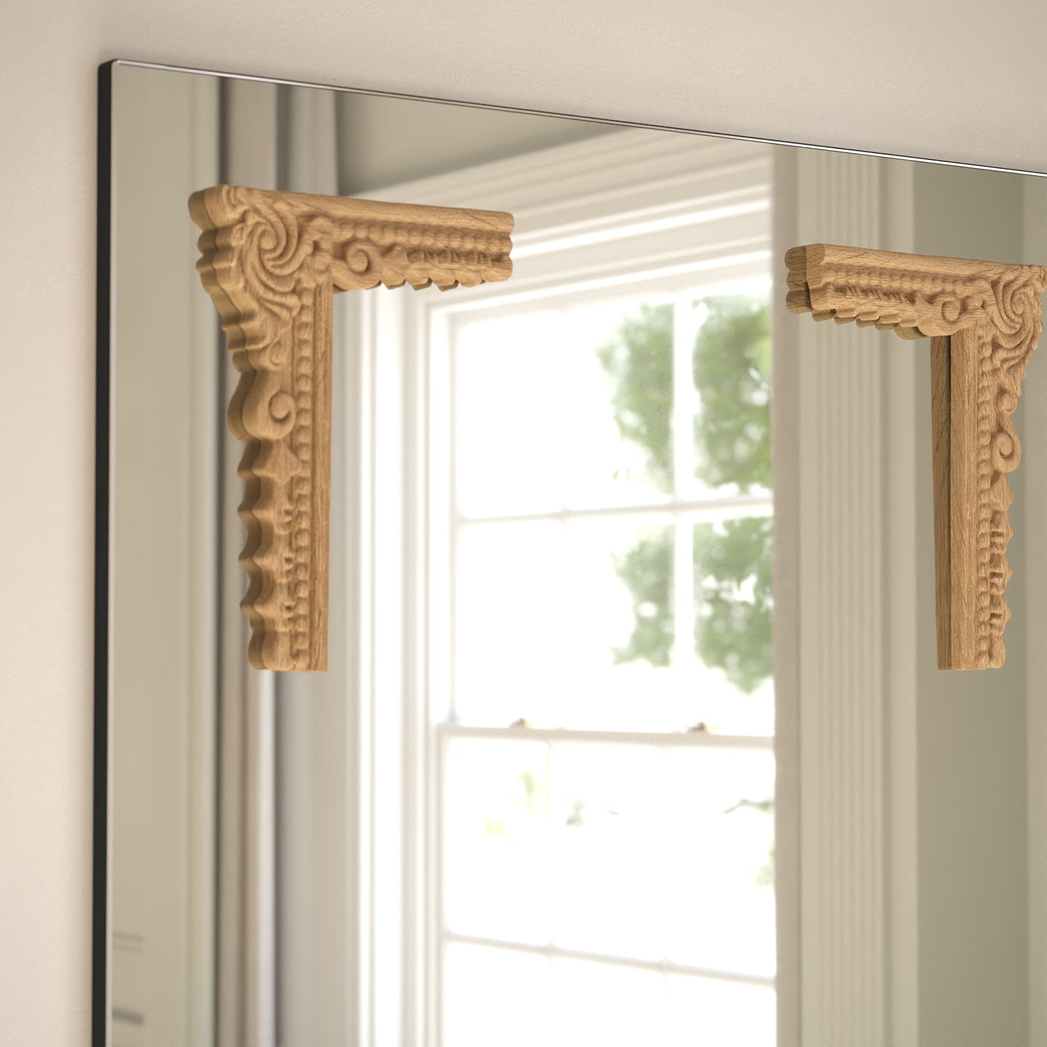 Lucente Frame Within Rectangular Wall Mirror