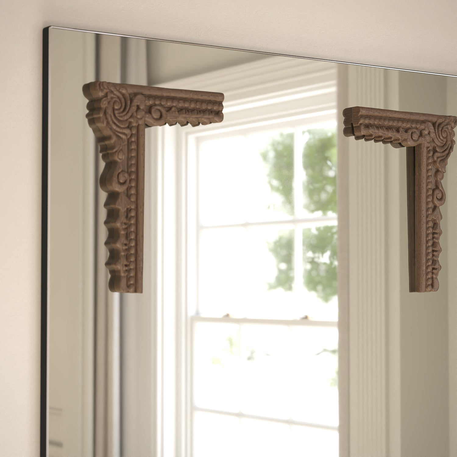 Lucente Frame Within Rectangular Wall Mirror
