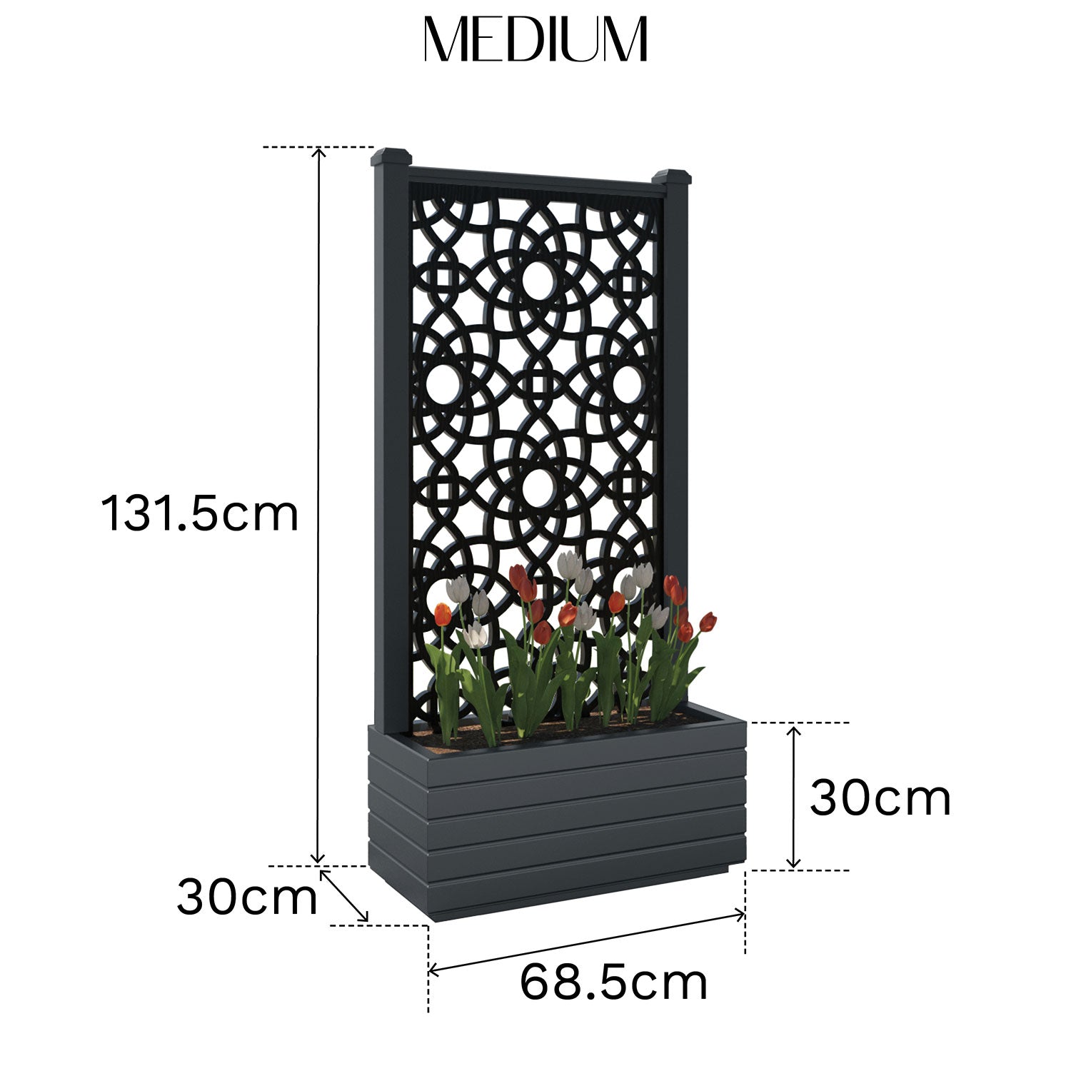 Plumley - Medium Planter - Blossom Screen