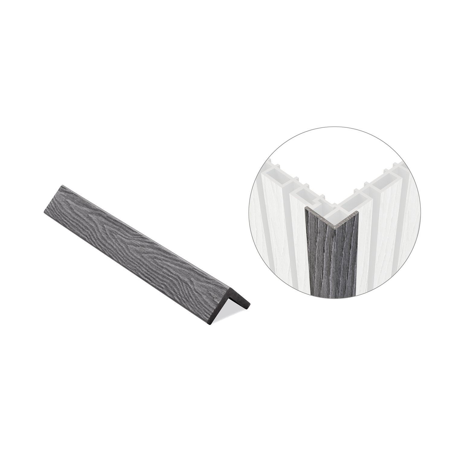 Slat Wall Corner Trim - 250cm