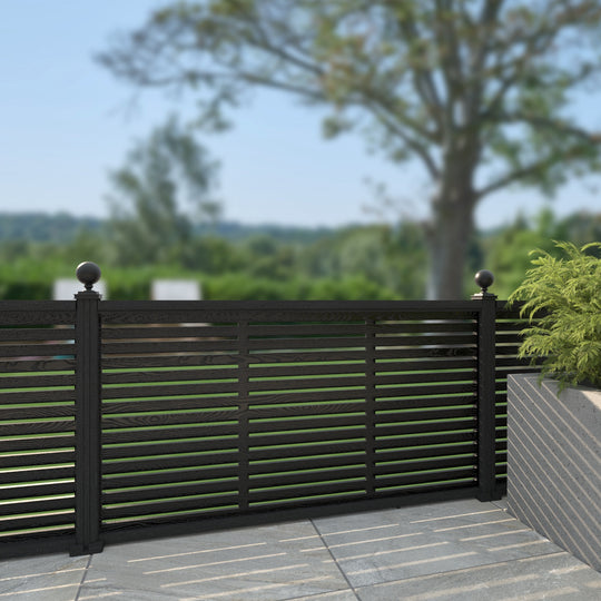 Aspen Decorative Fence - 180x90cm - with our composite posts