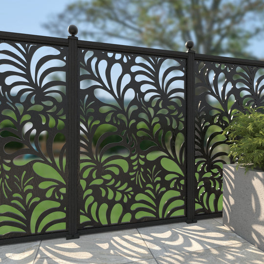 Petal Decorative Fence - 120x180cm - with our composite posts