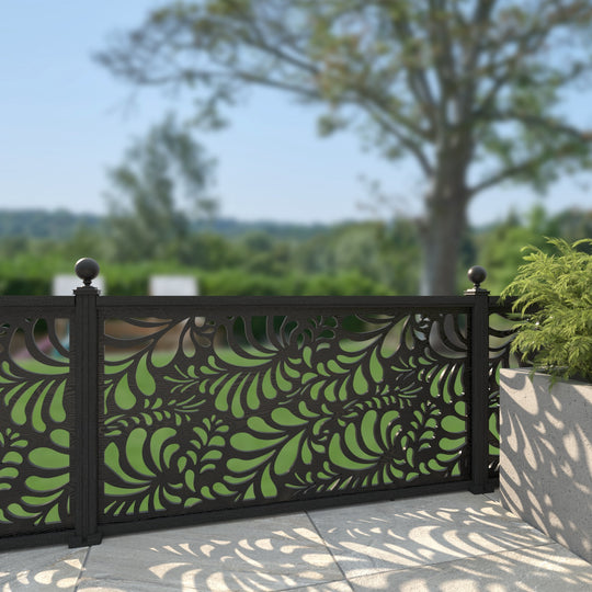 Petal Decorative Fence - 180x90cm - with our composite posts