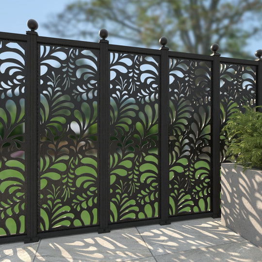 Petal Decorative Fence - 60x180cm - with our composite posts