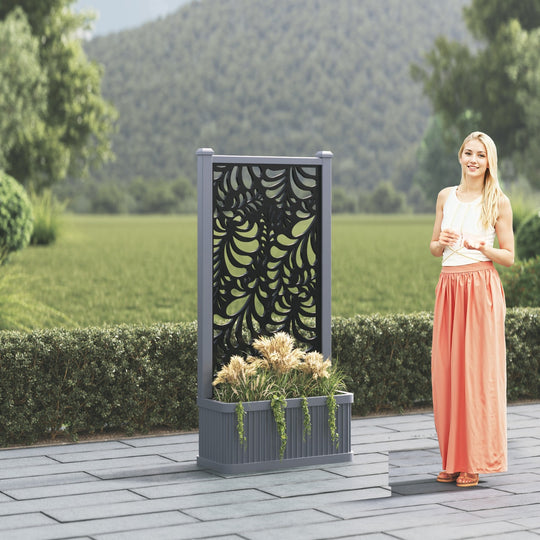 Plumley - Medium Planter - Petal Screen