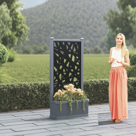 Plumley - Medium Planter - Prism Screen