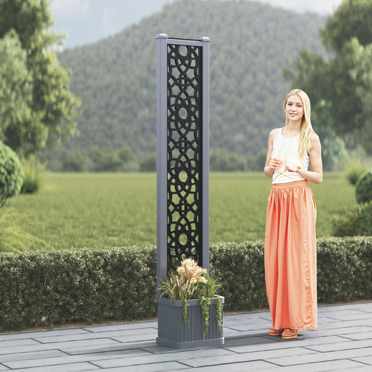 Plumley - Small Planter - Ambar Screen
