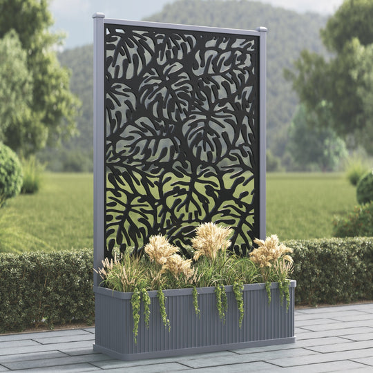 Plumley - Extra Large High Planter - Botanic Screen