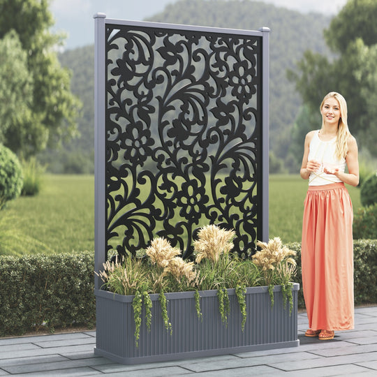 Plumley - Extra Large High Planter - Eden Screen