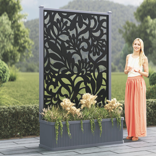 Plumley - Extra Large High Planter - Heritage Screen