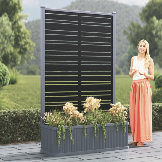 Plumley - Extra Large High Planter - Linea Screen