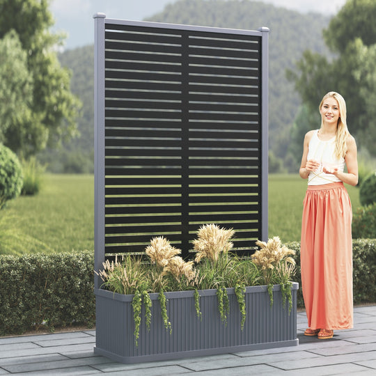 Plumley - Extra Large High Planter - Aspen Screen
