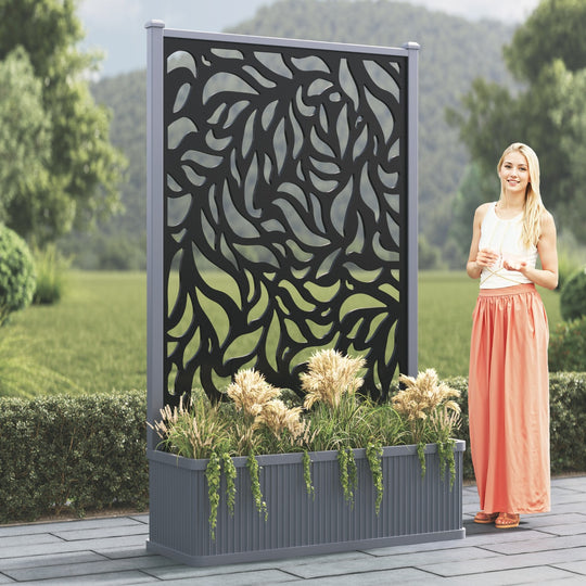 Plumley - Extra Large High Planter - Plume Screen