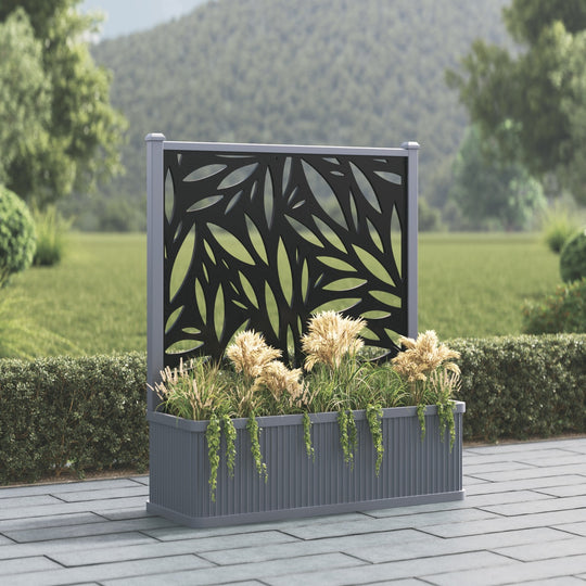 Plumley - Extra Large Low Planter - Foliage Screen