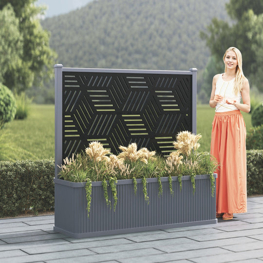 Plumley - Extra Extra Large Planter - Cubed Screen