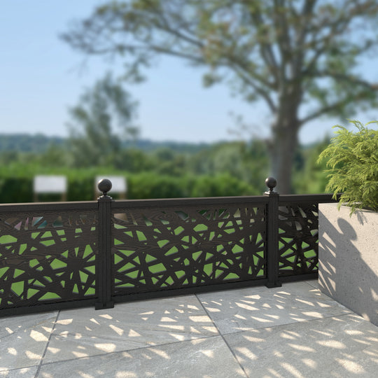 Prism Decorative Fence - 120x60cm - with our composite posts