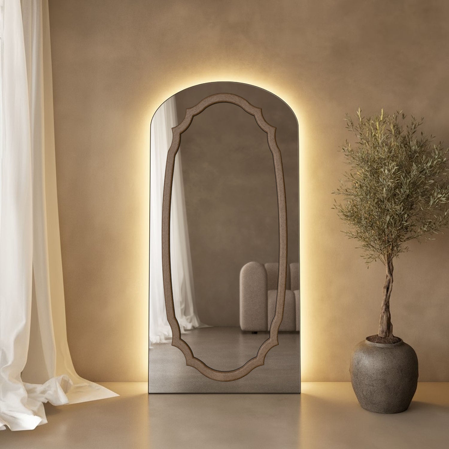 walnut-clear-led