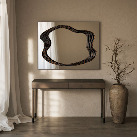 Tramonto Frame Within Rectangular Wall Mirror