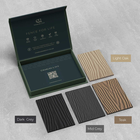 Ripple (Grained Finish) -  Fence Slat Sample Pack