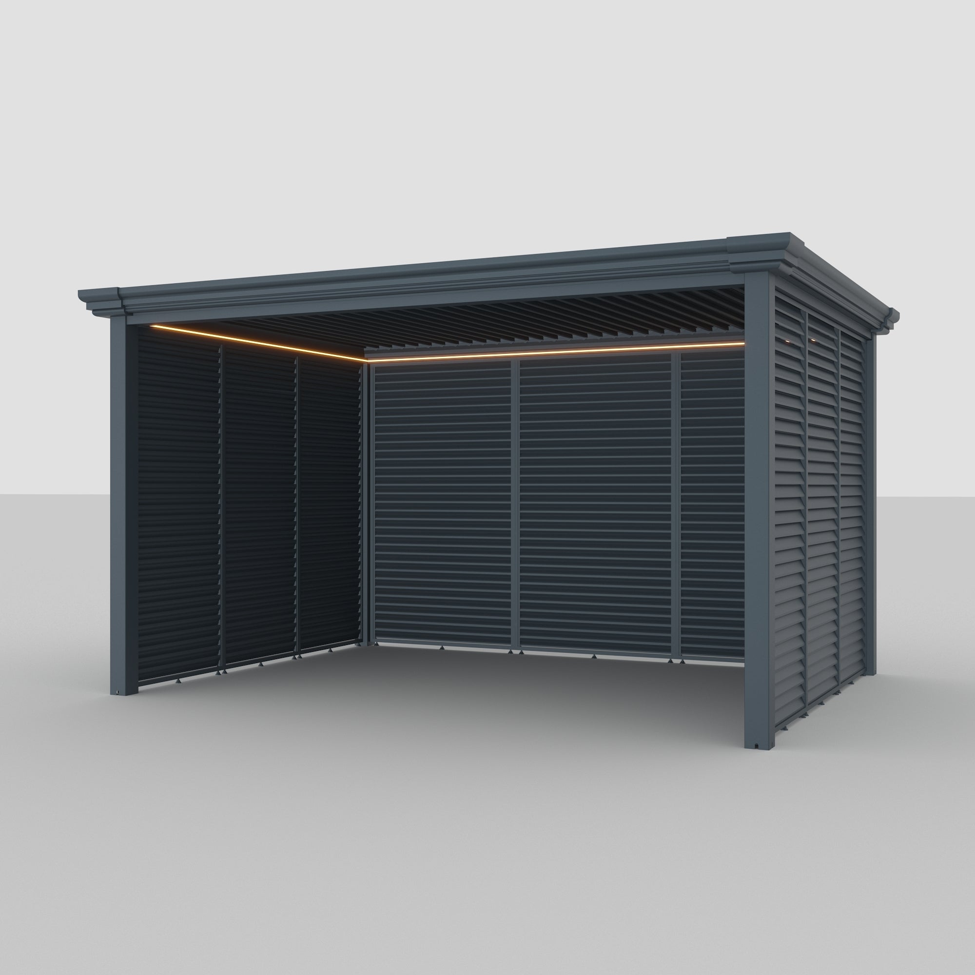 3m Side Fixed Louver Panel