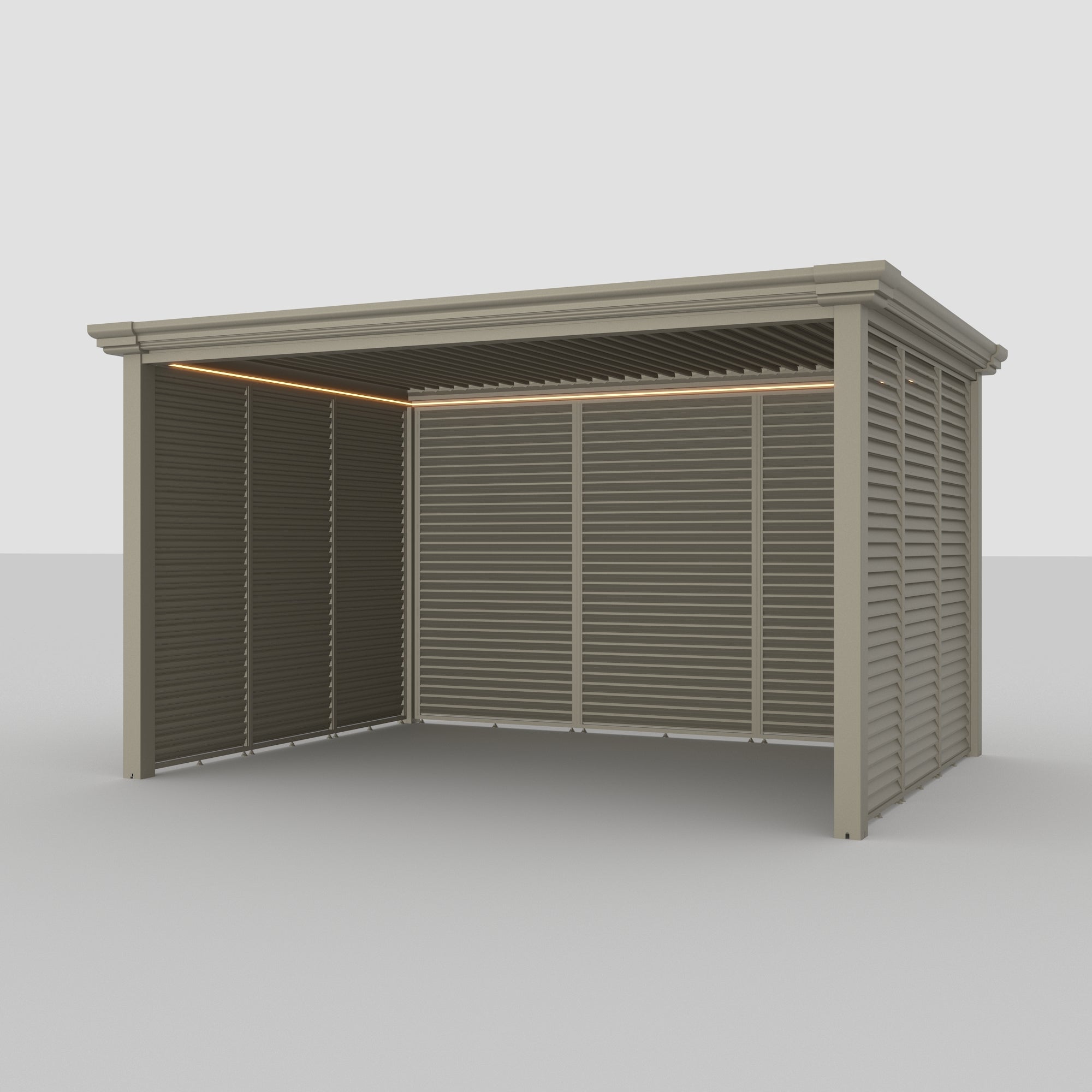 3m Side Fixed Louver Panel