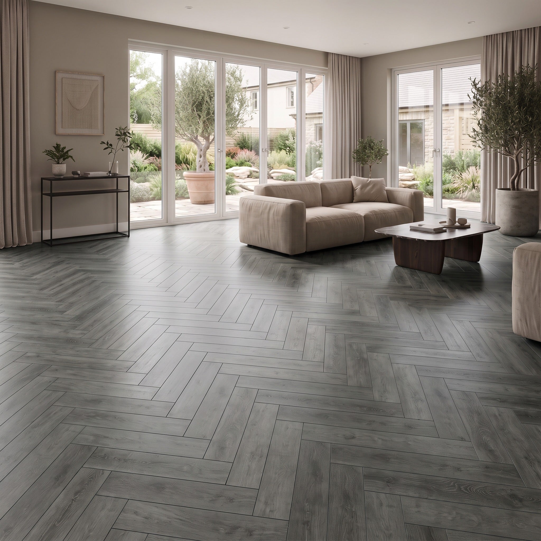 Smoked Grey Oak SPC Flooring