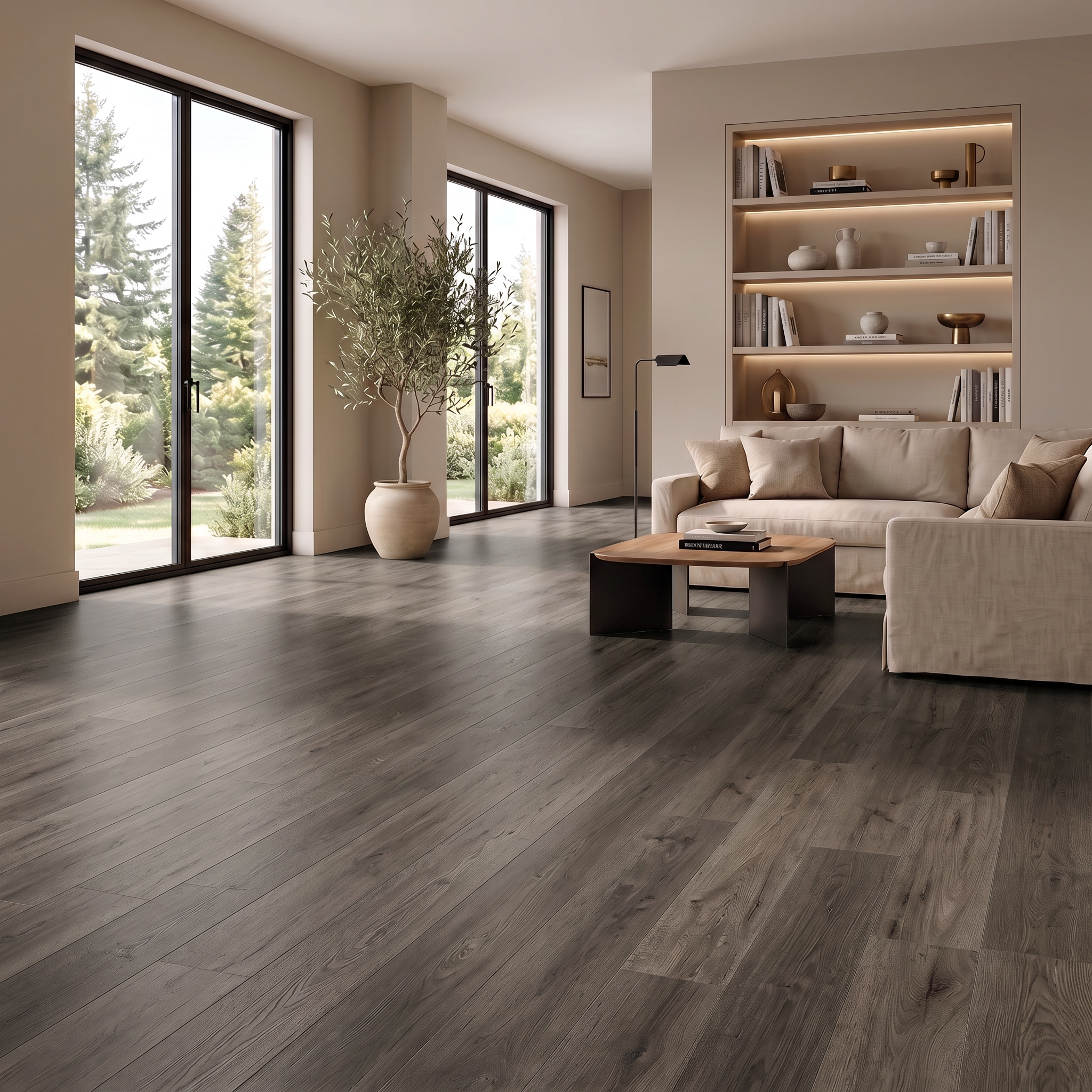 Charcoal Oak SPC Flooring