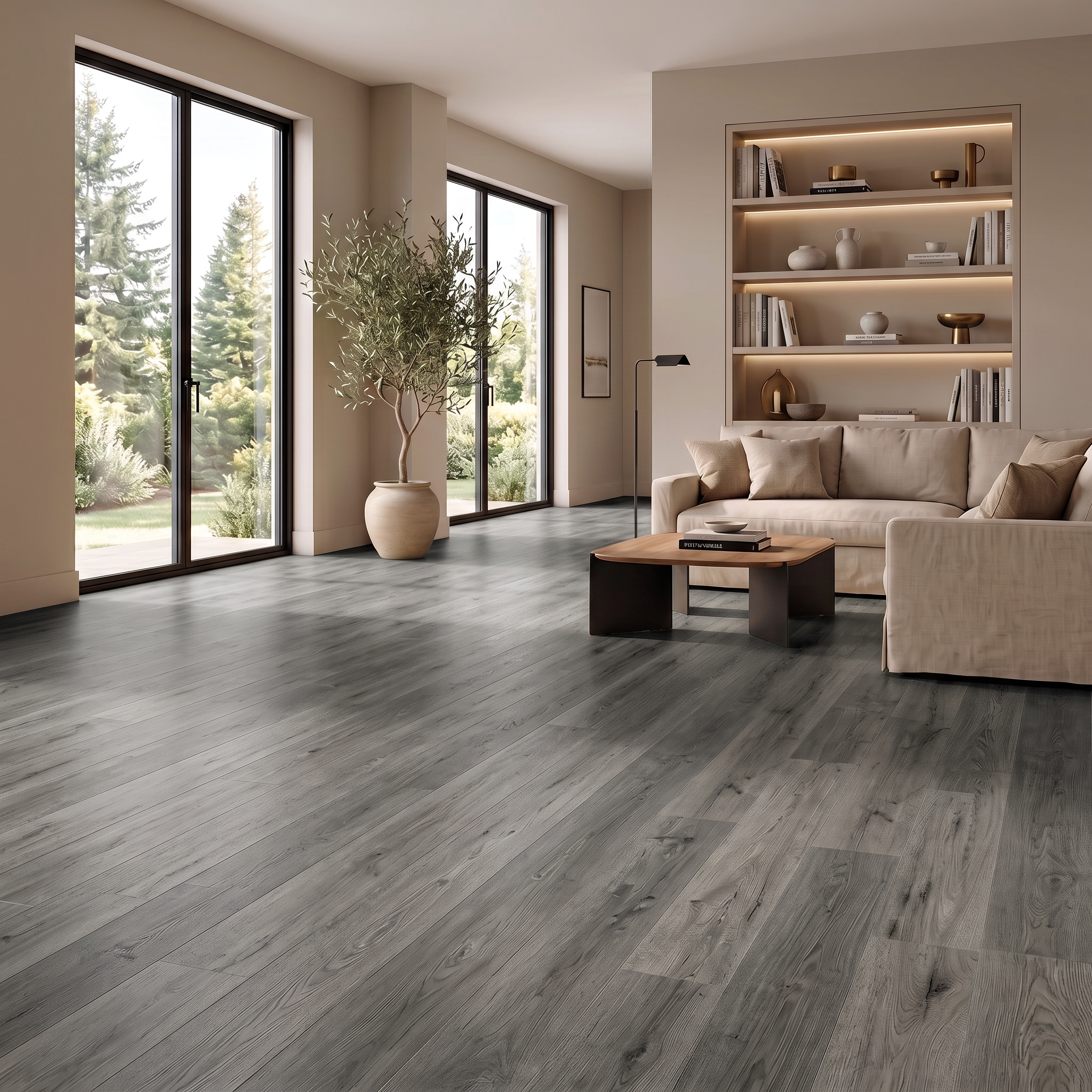 Smoked Grey Oak SPC Flooring