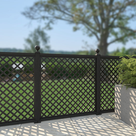Hive Decorative Fence - 120x120cm - with our composite posts