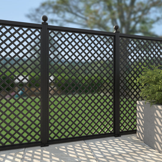 Hive Decorative Fence - 120x180cm - with our aluminium posts