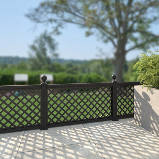 Hive Decorative Fence - 120x60cm - with our composite posts