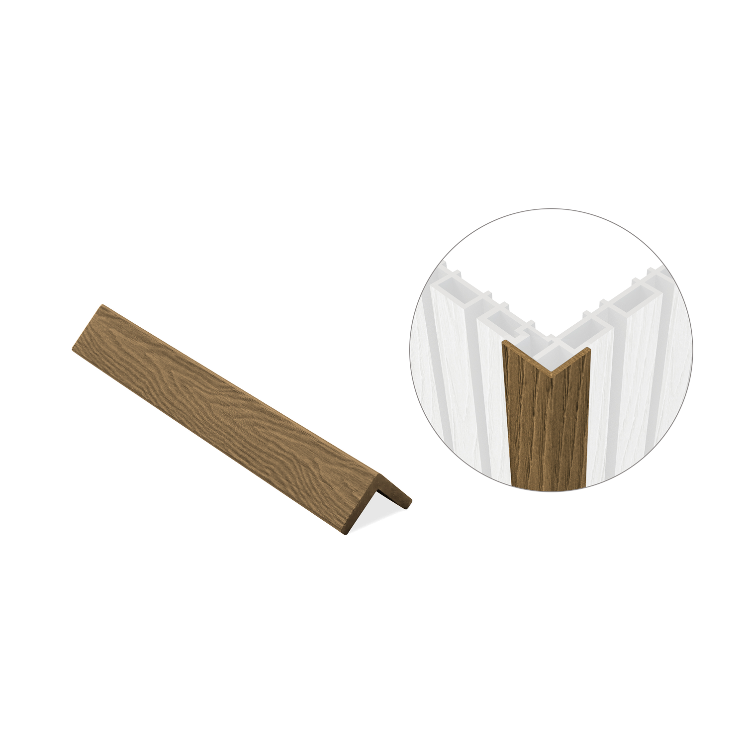 Slat Wall Corner Trim - 250cm