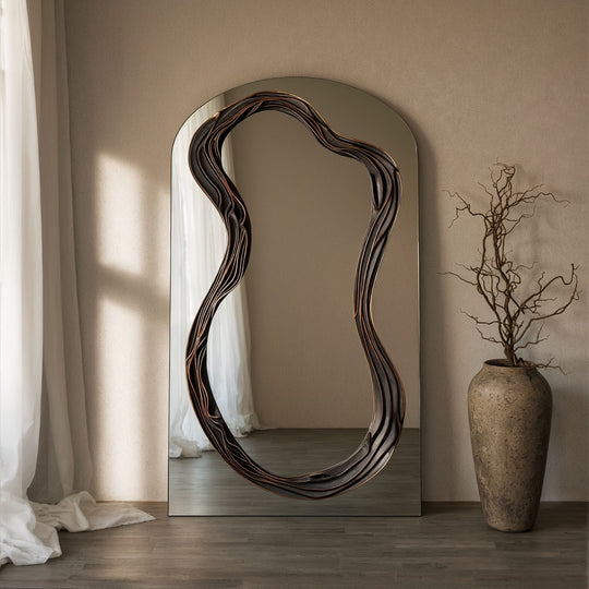 Tramonto Frame Within Arched Full-Length Leaner Mirror