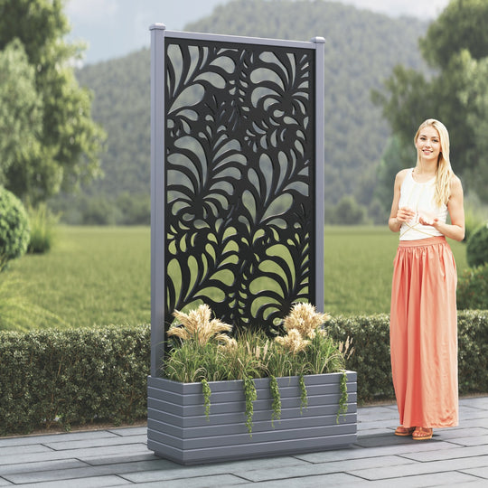 Vertu - Large Planter - Petal Screen