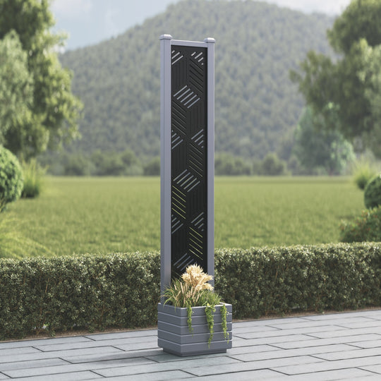 Vertu - Small Planter - Cubed Screen