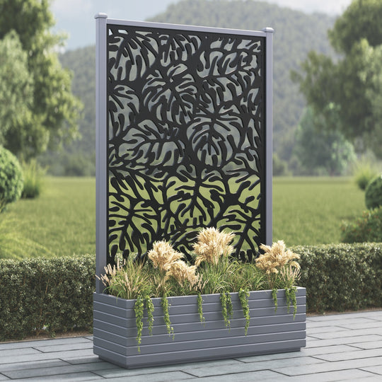 Vertu - Extra Large High Planter - Botanic Screen