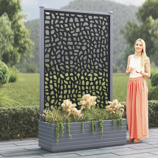 Vertu - Extra Large High Planter - Pebble Screen