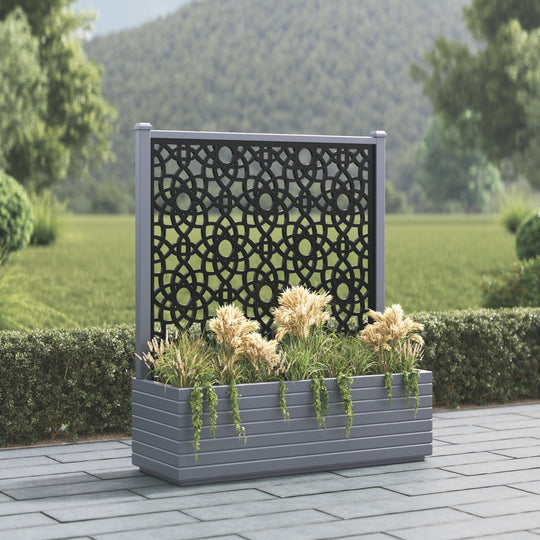 Vertu - Extra Large Low Planter - Ambar Screen