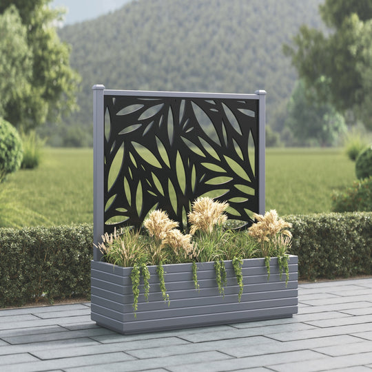 Vertu - Extra Large Low Planter - Foliage Screen