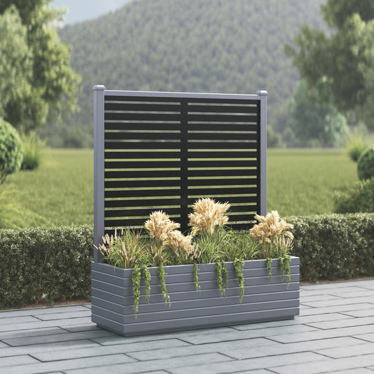Vertu - Extra Large Low Planter - Aspen Screen