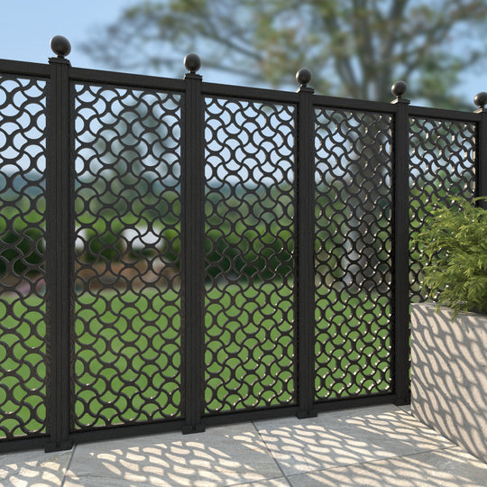 Vida Decorative Fence - 60x180cm - with our composite posts